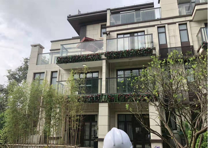 廣西綠桂涂料廠為云星創客園樣板房外墻裝飾效果