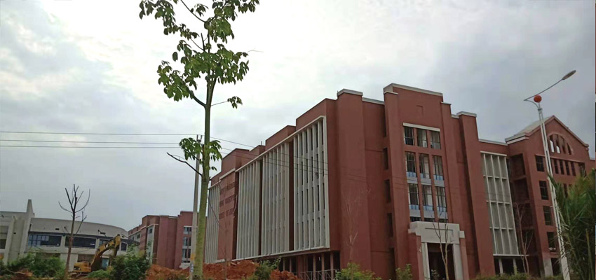 專業廣西真石漆施工廠家！醫科大武鳴校區施工效果實拍三