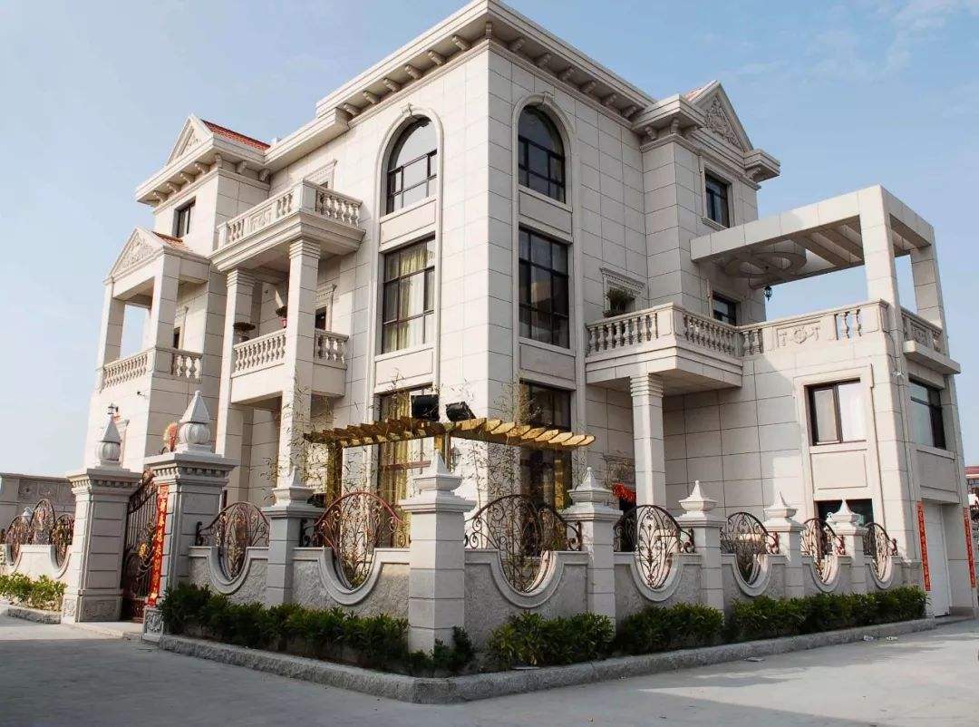 自建房仿石漆效果