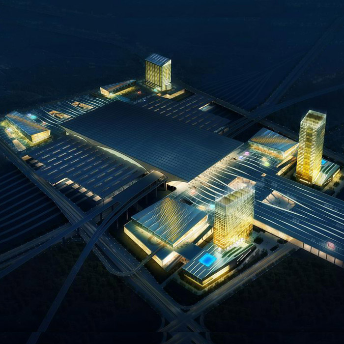 深圳北站綜合交通樞紐中心采用第三代太空隔熱涂料