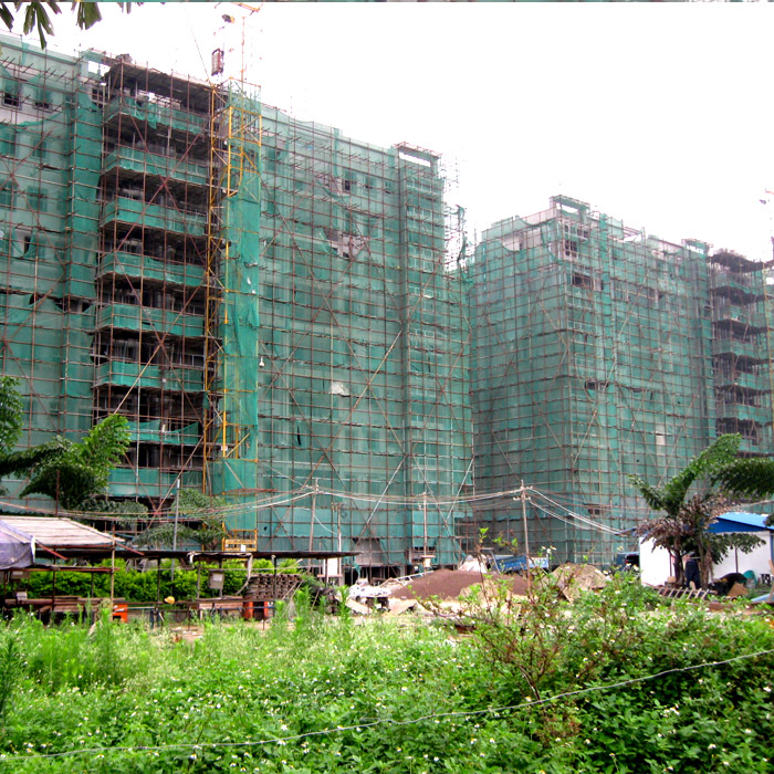 南寧蠶業職工住宅樓采用第三代太空隔熱涂料