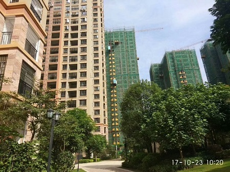 武鳴碧貴園大世界采用瓷磚粘貼膠系統